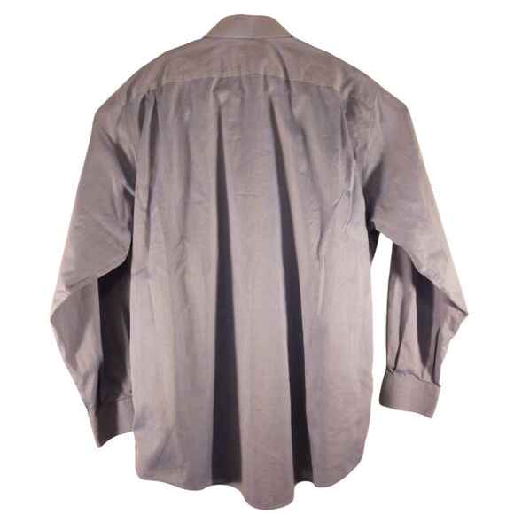 Nordstrom dress shirt mens XL XLarge 17/36 blue long sleeve button wrinkle free - Picture 2 of 8